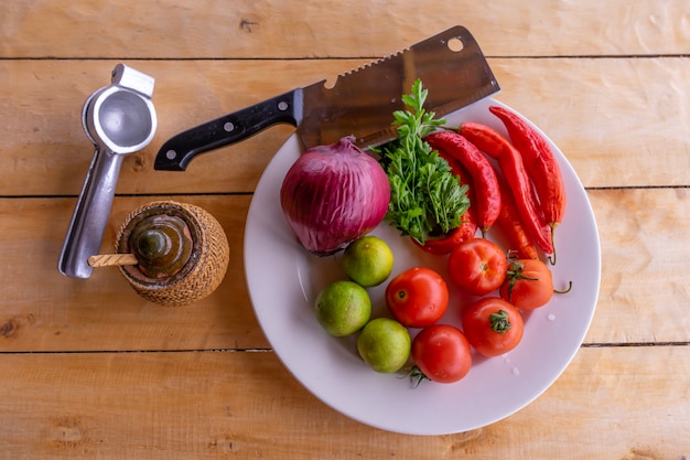 Ingrediënten voor hete saus