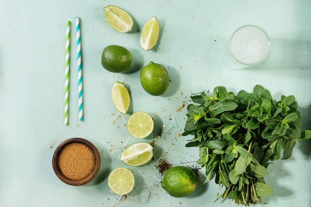 Ingrediënten voor mojito