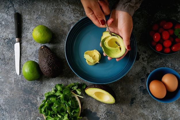 Ingredients for Avocado toasts