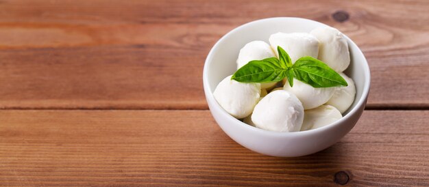 ingredients for caprese salad mozzarella balls