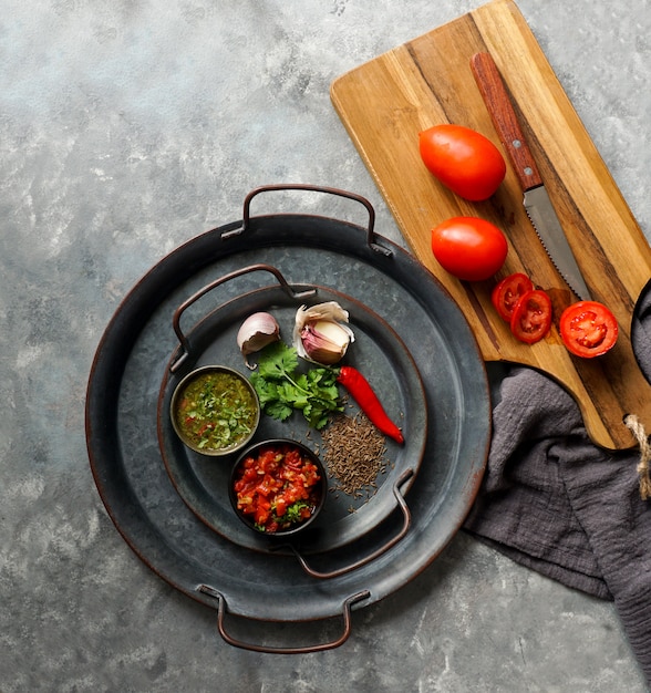 Ingredients for Colombian sauce