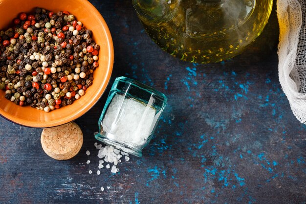 The ingredients for marinating meat