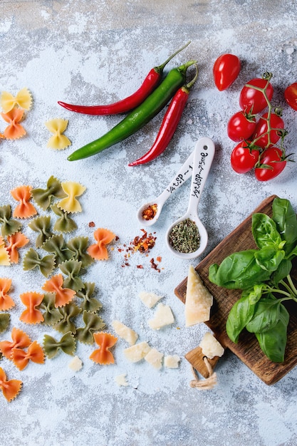 Ingredients for pasta sauce