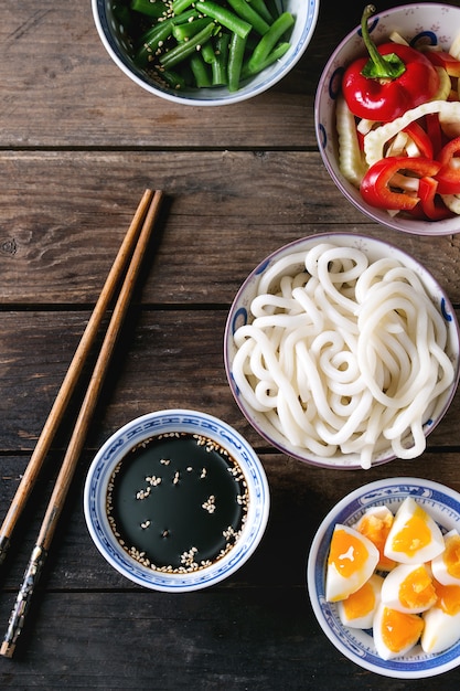 Ingredients for stir fry