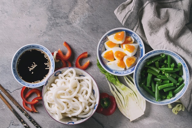 Ingredients for stir fry