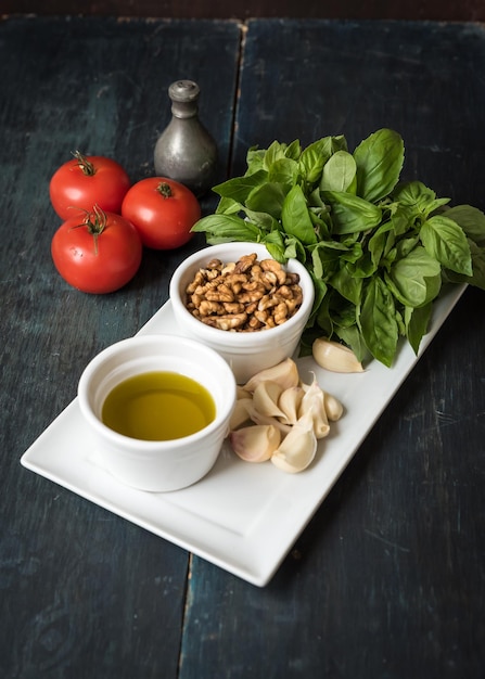 Photo ingredients on table