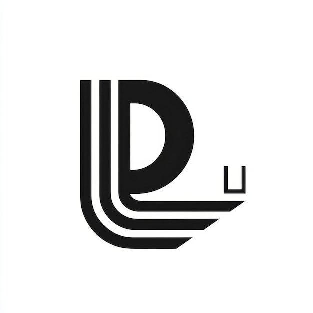 초기 글자 D 로고 디자인 터 템플릿 요약 글자 D로고 디자인