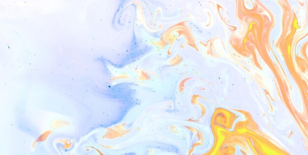 カラフルな水彩画の背景にインクのしみ芸術的な抽象的なペイントの汚れ