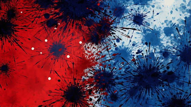 Ink Fireworks Burstings pattern