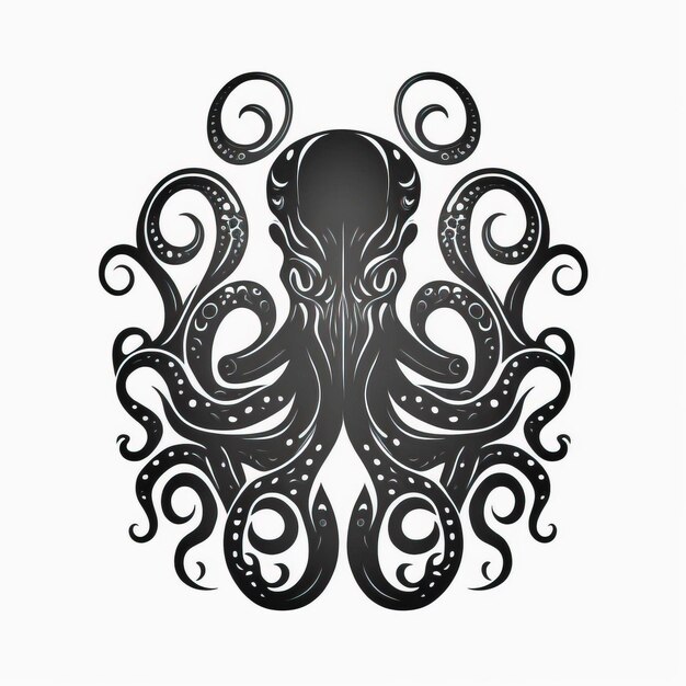 Ink Master Creative Octopus Tattoo Design voor beeldbanken