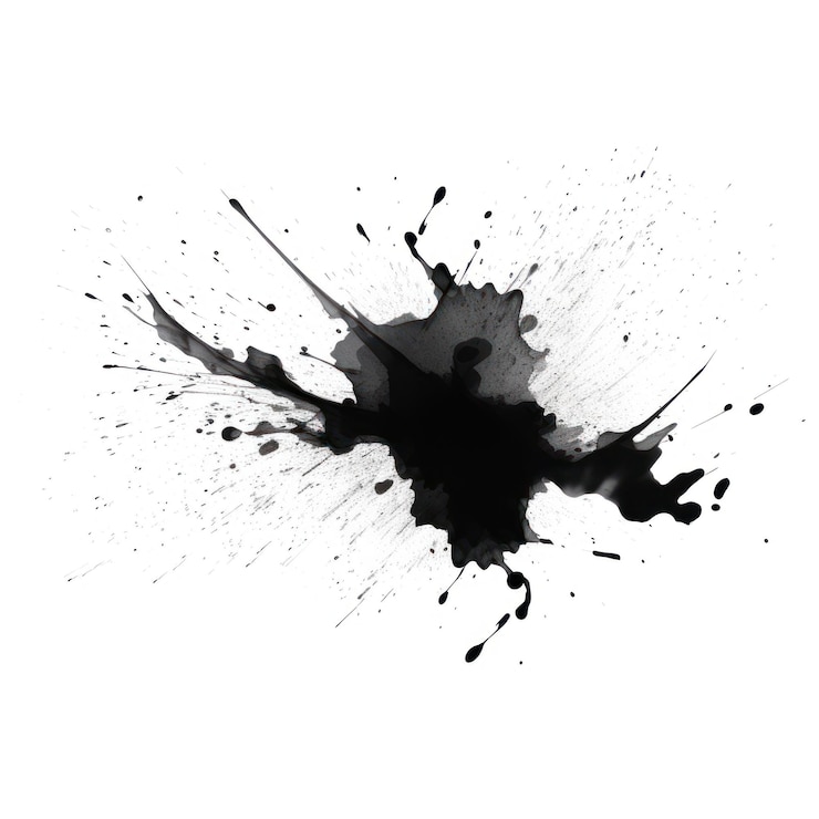 Photo ink splash effect photo