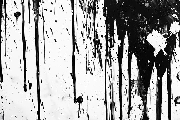 Ink stains spills splatters paint smudges and grunge objects isolated on white