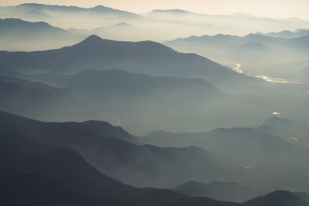 インクと洗い風景画