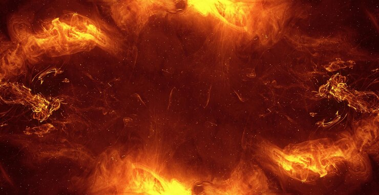 インク水爆発オレンジ火炎