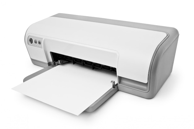 Inkjetprinter met geïsoleerd document