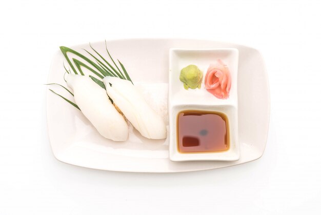 inktvissenushi nigiri - Japanse voedselstijl