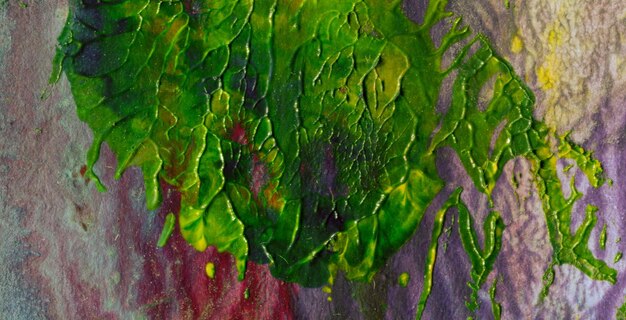 Foto inktvlek artistry abstracte verfvlekken op een kleurrijke aquarelachtergrond