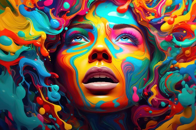 Inner Worlds Unveiled Realistic Portraiture in Psychedelia