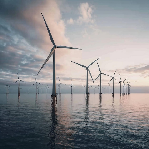 Innovatief drijvend windpark op een waterlichaam