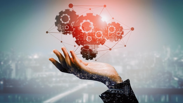 Innovatietechnologie voor bedrijfsfinanciering concept uds