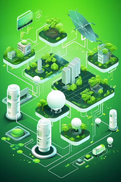 Foto innovatieve groene technologieën