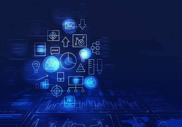 Innovatieve technologieën voor industrieën. Gemengde media