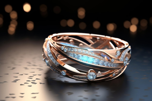 Premium AI Image  Innovation concept in jewelry design industry