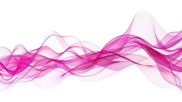 Innovative Energy Pink Wave Lines Representing Creativity