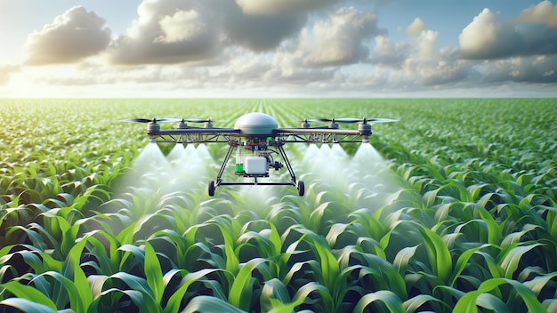 Innovative Farming Drone Enhances Crop Vitality