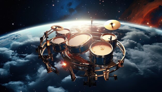 ユニークな楽器と心地よい音色を使った宇宙をイメージした革新的な楽曲