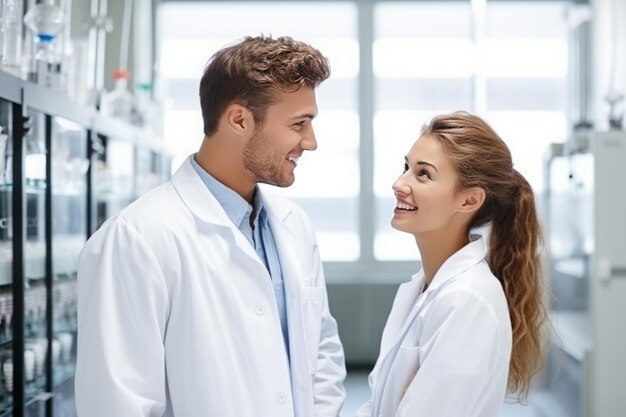 Innovative Research Brilliant Young Female Scientist at Work