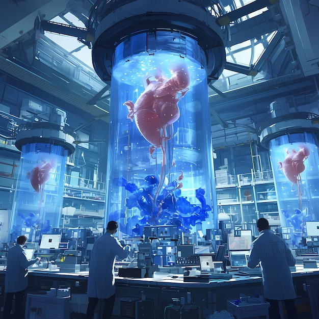 Innovative Science Lab with Heart Organoids