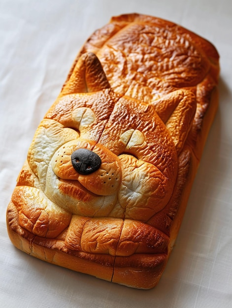 Innovative Shiba Inu Dog Shaped Bread Loaf