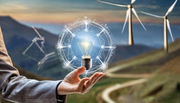 Foto uso innovativo delle fonti di energia rinnovabili