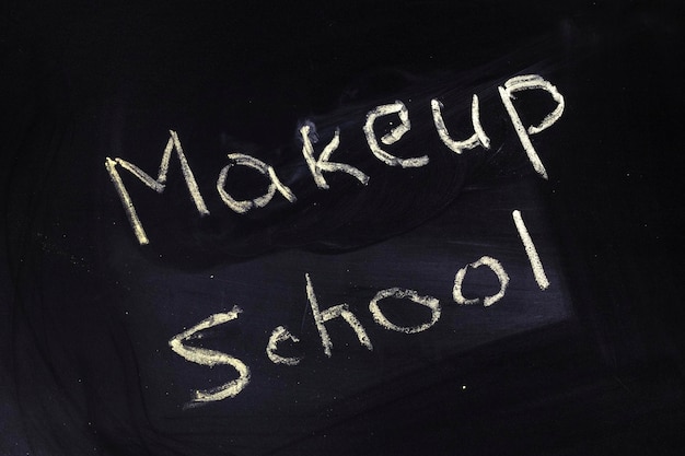 Inscriptie make-up school