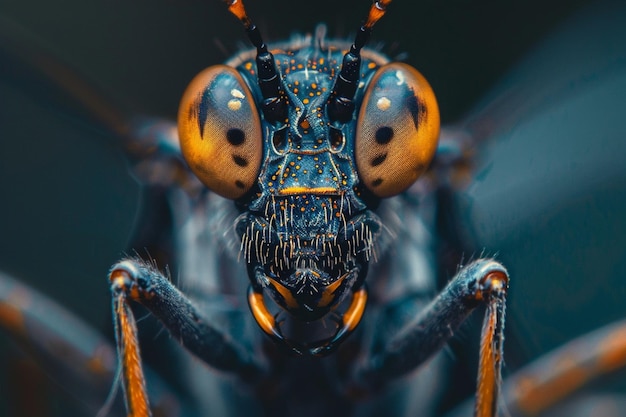 Insect In Close Up In The Style Of National Geo