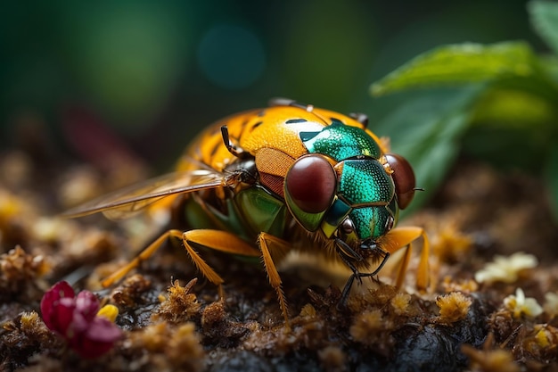 昆虫マクロ目科学自然の美しさ