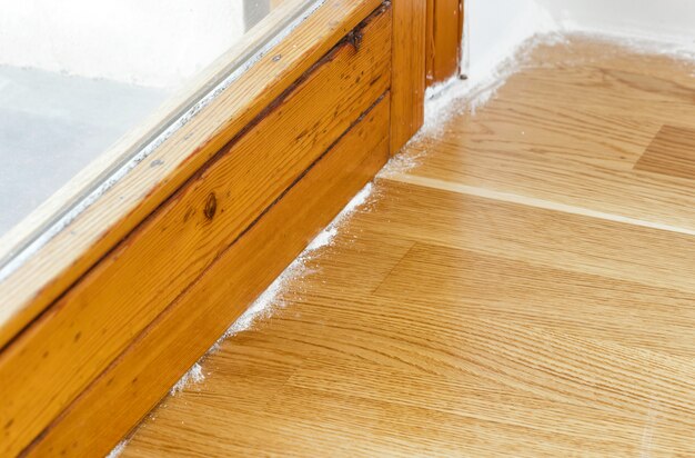 Insect powder on parquet