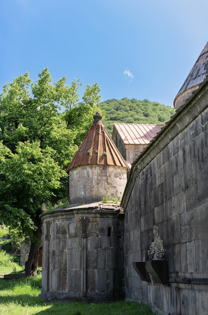 Inside the Ancient armenian Sanahin Monastery in the north part of Armenia