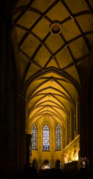 Photo inside cathedral in colmar