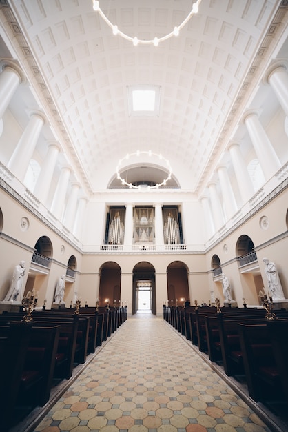 Inside of a danish church