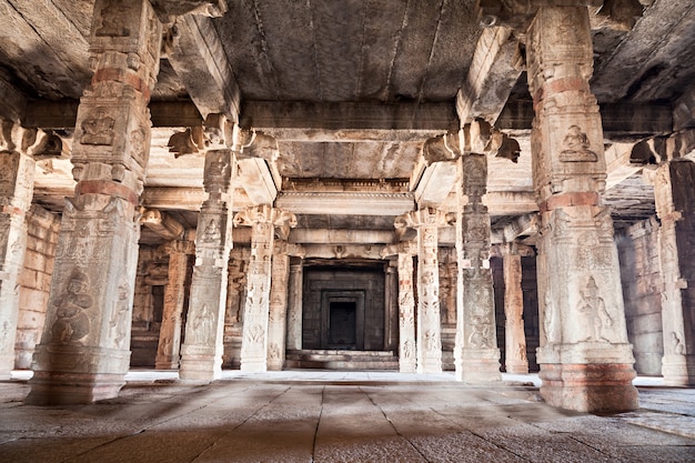 Inside hindu temple