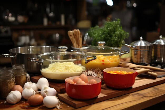 Foto inside kitchen show cooking tools and utility professionele reclamefotografie