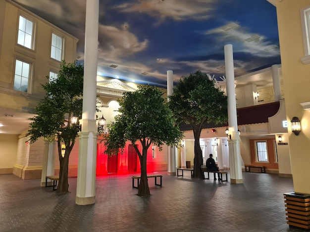 The inside of the museum of the american revolution