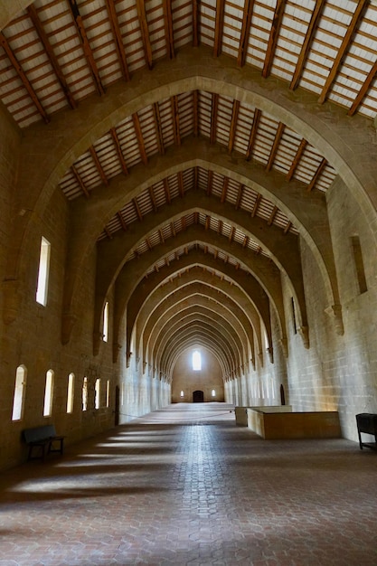 スペインのポブレット修道院の内部