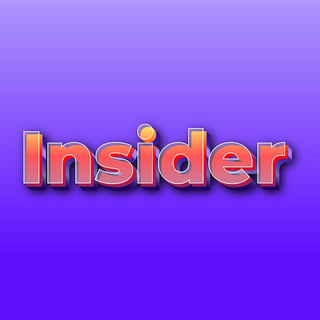 InsiderText effect JPG gradiënt paarse achtergrondkaartfoto