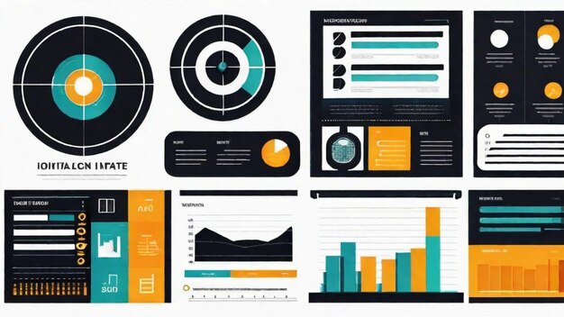 Photo insightful data trends analysis