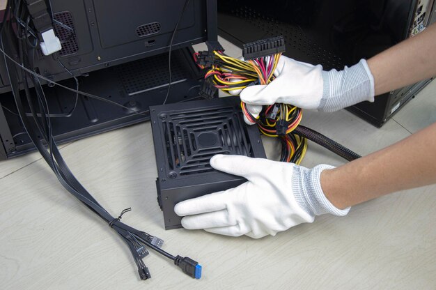 inspector computer power supply before installation
