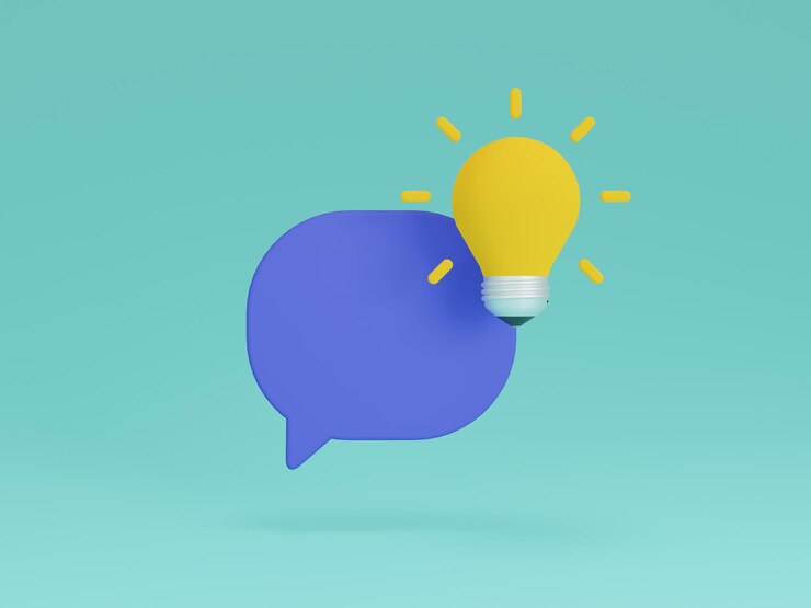 inspiratie idee concept 3d illustratie