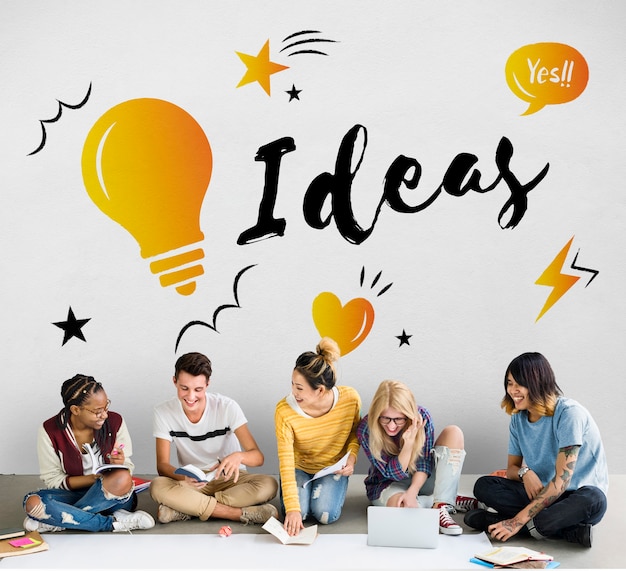 inspiration creative ideas brainstorming concept